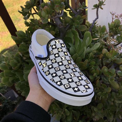 custom louis vuitton vans|Louis Vuitton Vans shoes yellow.